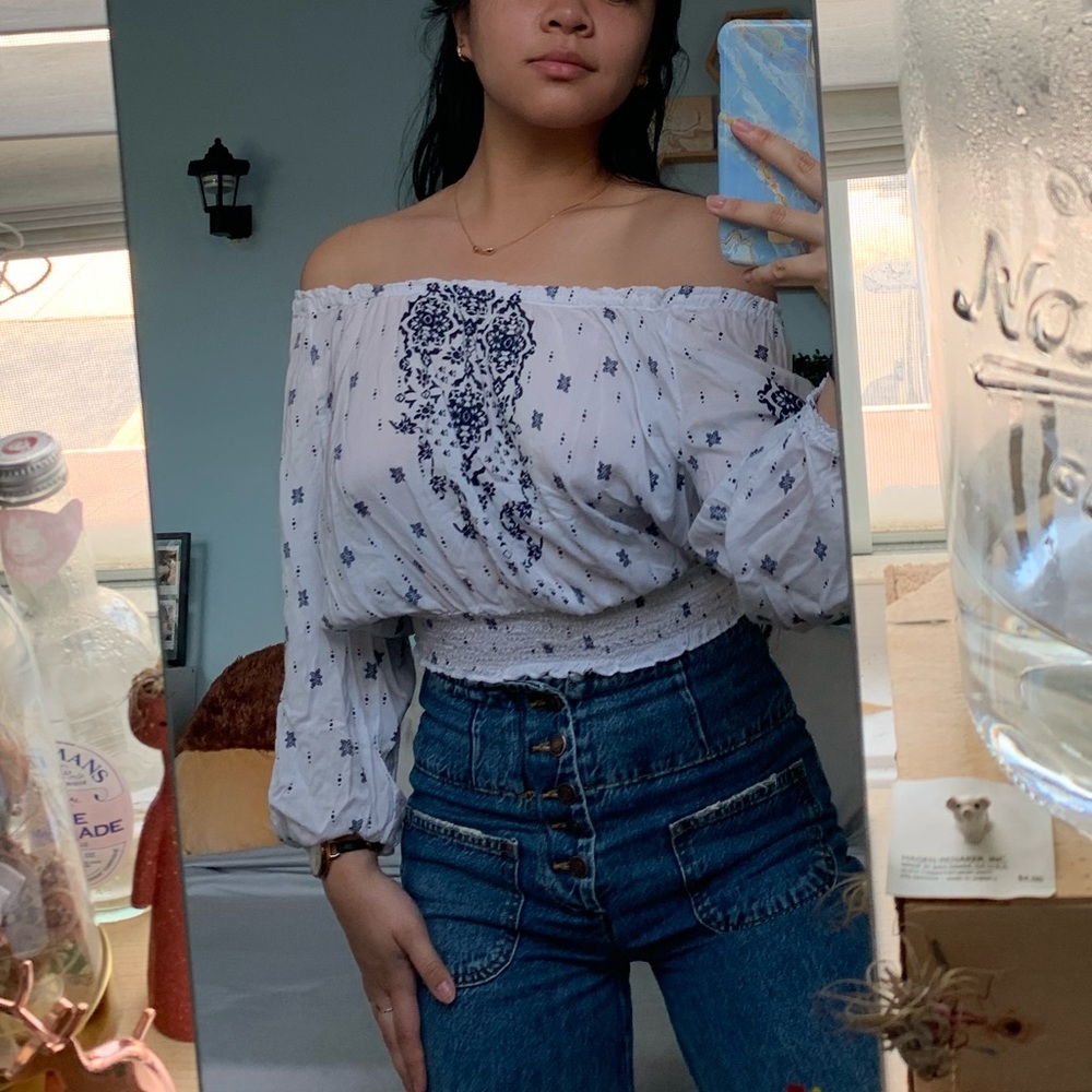 Off The Shoulder Crop Top